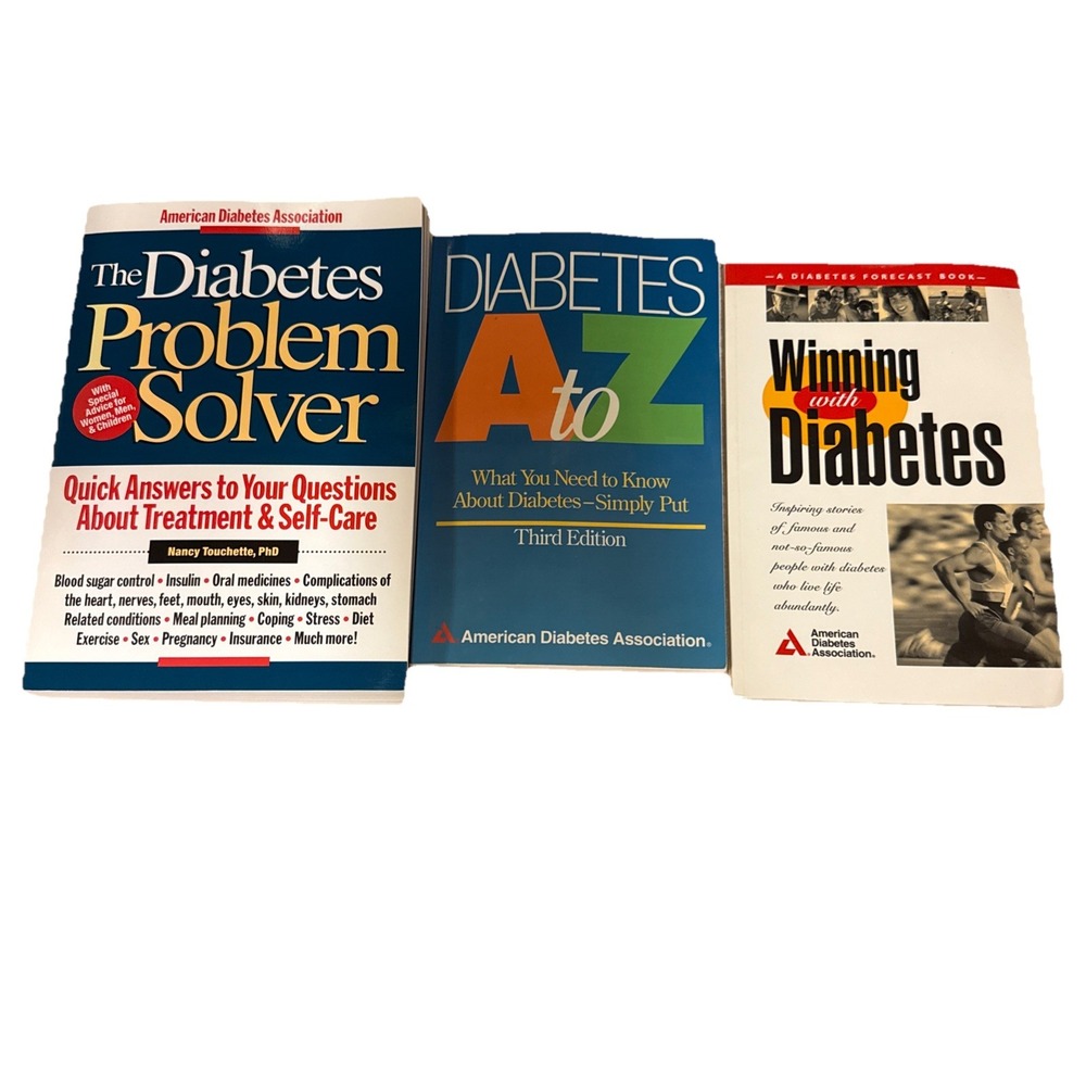The Diabetes Problem Solver, Diabetes A to Z, winning with Diabetes, 3 ADA Books